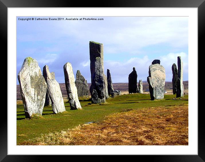 Callanish Standing Stones Framed Mounted Print by Catherine Fowler