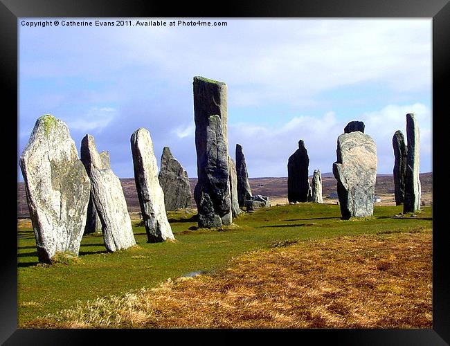 Callanish Standing Stones Framed Print by Catherine Fowler