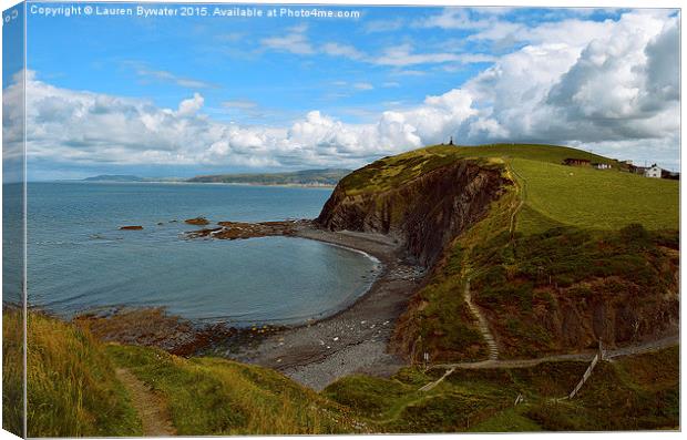 Nature Walk, Borth, Wales. Canvas Print by Lauren Bywater