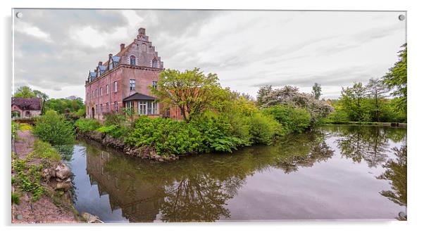 Gamla Kulla Gunnarstorp Castle Panorama Acrylic by Antony McAulay
