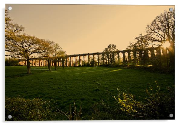 Balcombe Viaduct Acrylic by Eddie Howland