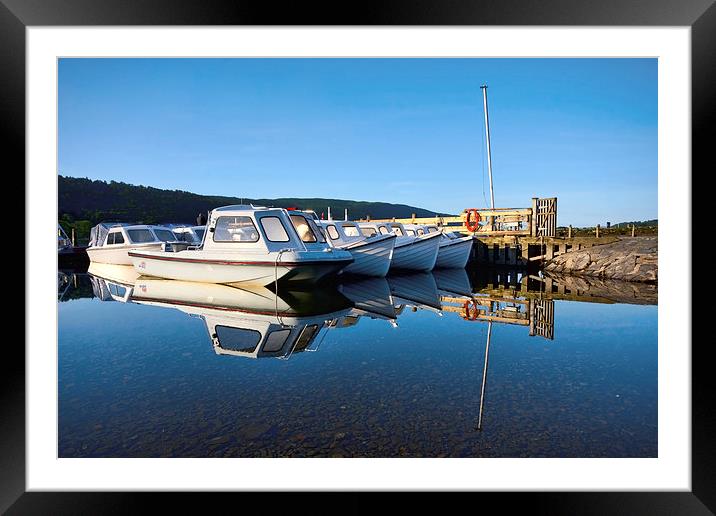  Coniston Reflections Framed Mounted Print by Gary Kenyon