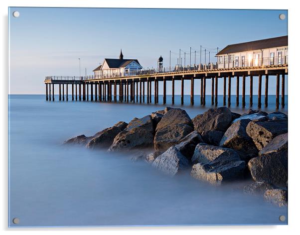  Southwold Dawn Acrylic by Neil Almnond