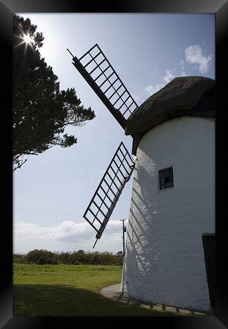 Tacumshane windmill, County Wexford, Ireland. Framed Print by Ian Middleton