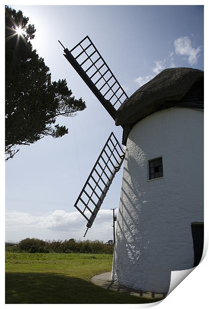 Tacumshane windmill, County Wexford, Ireland. Print by Ian Middleton