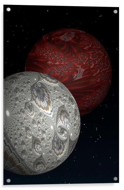 The Mars Hoax Acrylic by Steve Purnell