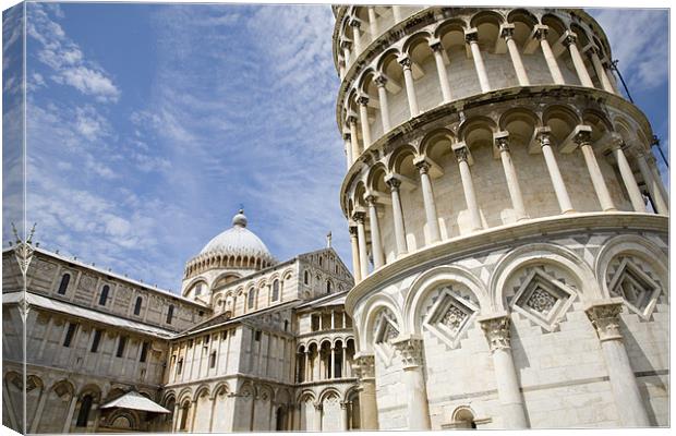 Campo di Miracoli field of Miracles, Pisa, Tuscany Canvas Print by Ian Middleton