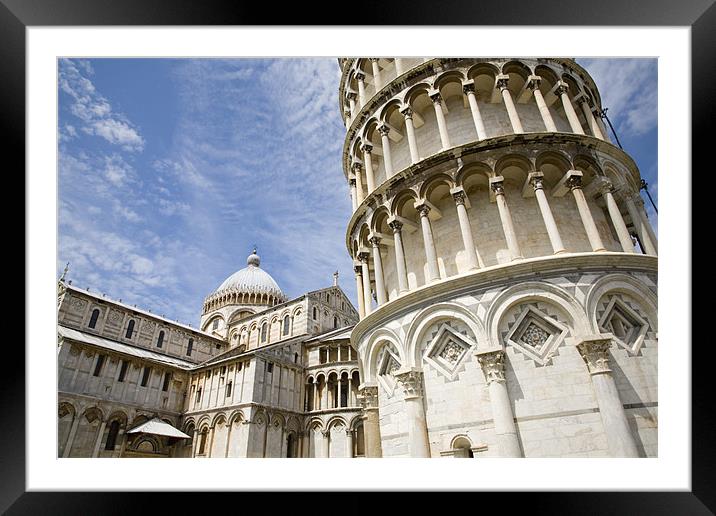 Campo di Miracoli field of Miracles, Pisa, Tuscany Framed Mounted Print by Ian Middleton