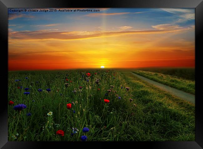  Sunrise over  the meadow  Framed Print by Heaven's Gift xxx68