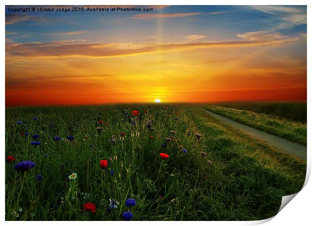  Sunrise over  the meadow  Print by Heaven's Gift xxx68