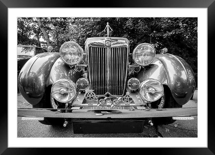  MG Sports car Framed Mounted Print by Ian Clamp