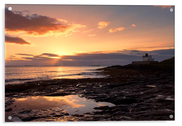  Bamburgh Lighthouse Acrylic by Northeast Images