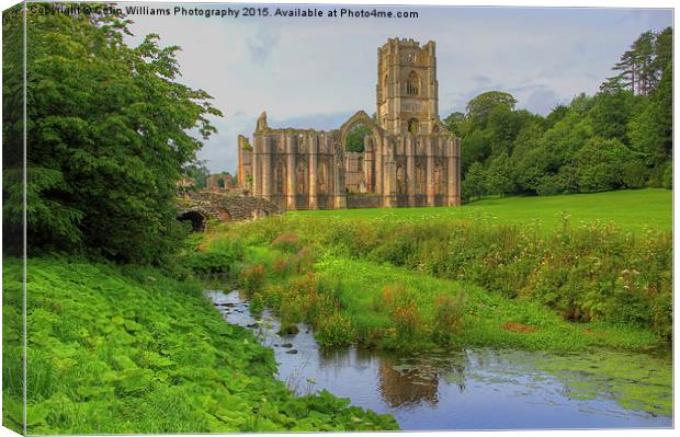   Fountains Abbey Yorkshire 2 Canvas Print by Colin Williams Photography