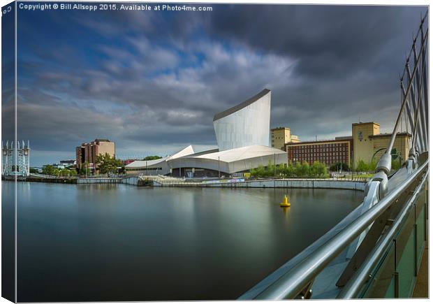 The Imperial War Museum North. Canvas Print by Bill Allsopp