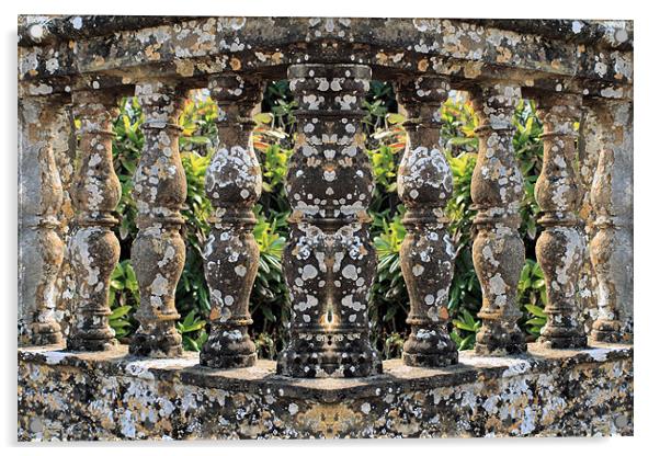 Columns Acrylic by Ruth Hallam