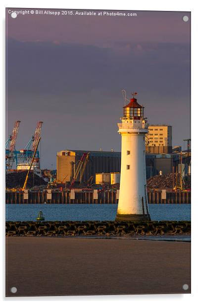  Perch Rock Lighthouse Acrylic by Bill Allsopp