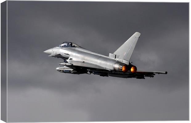 Tooled Up Eurofighter Typhoon Canvas Print by J Biggadike