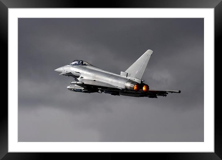 Tooled Up Eurofighter Typhoon Framed Mounted Print by J Biggadike