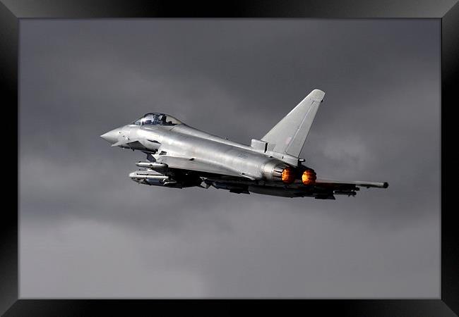 Tooled Up Eurofighter Typhoon Framed Print by J Biggadike