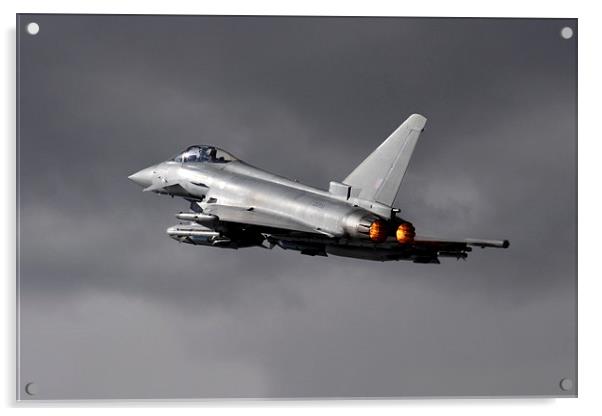 Tooled Up Eurofighter Typhoon Acrylic by J Biggadike