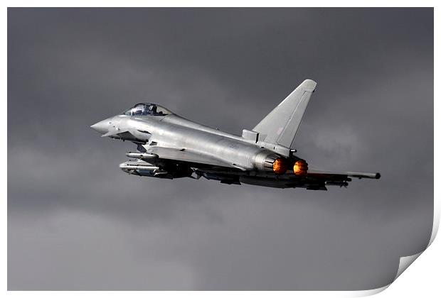 Tooled Up Eurofighter Typhoon Print by J Biggadike