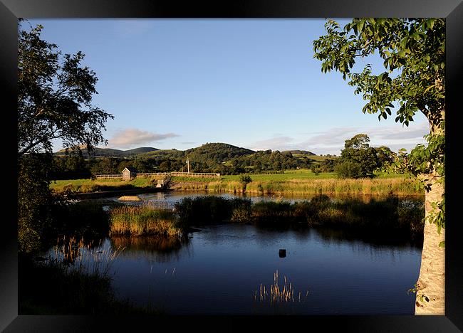  The River Tryweryn near Bala in Snowdonia Framed Print by Harvey Hudson