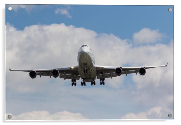 Virgin Atlantic Boeing 747 Acrylic by David Pyatt