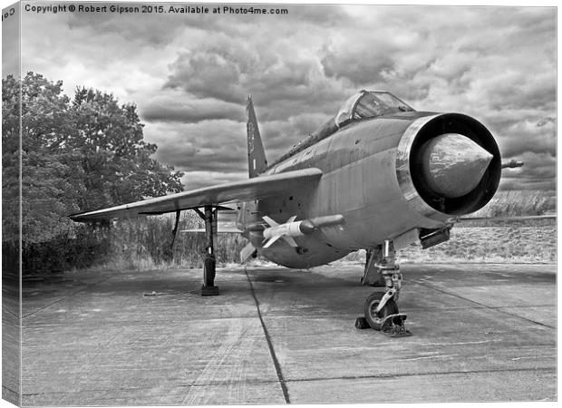  English Electric Lightning jet aircraft F6 XS903 Canvas Print by Robert Gipson
