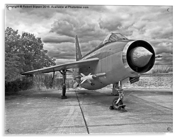  English Electric Lightning jet aircraft F6 XS903 Acrylic by Robert Gipson