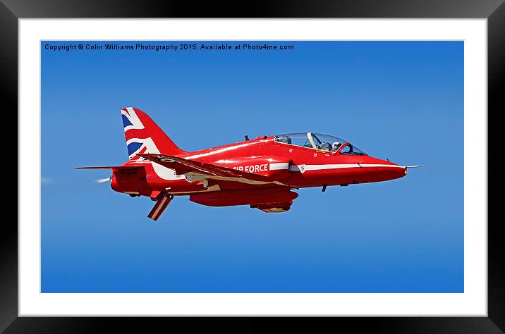  The Red Arrows RIAT 2015 13 Framed Mounted Print by Colin Williams Photography