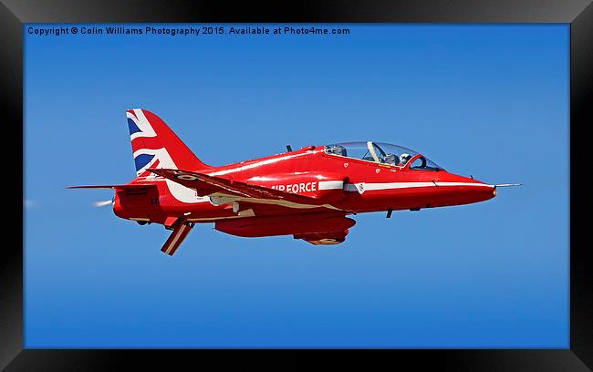  The Red Arrows RIAT 2015 13 Framed Print by Colin Williams Photography