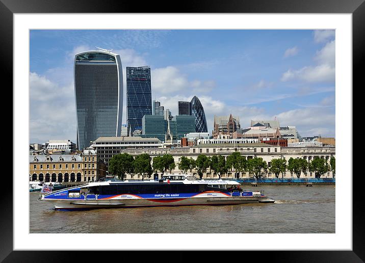 London Views Framed Mounted Print by Gary Kenyon
