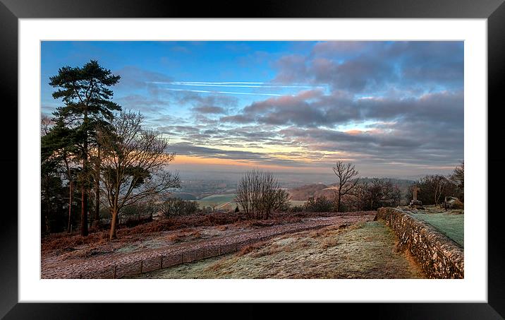  View from St martha's Hill Framed Mounted Print by Colin Evans