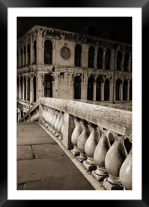 Night on the Rialto Framed Mounted Print by Martin Williams