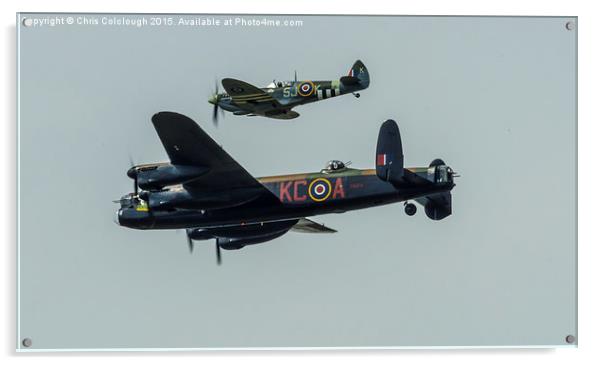  Battle of Britain Memorial Flight Acrylic by Chris Colclough