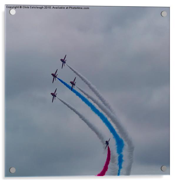  The Red Arrows  Acrylic by Chris Colclough