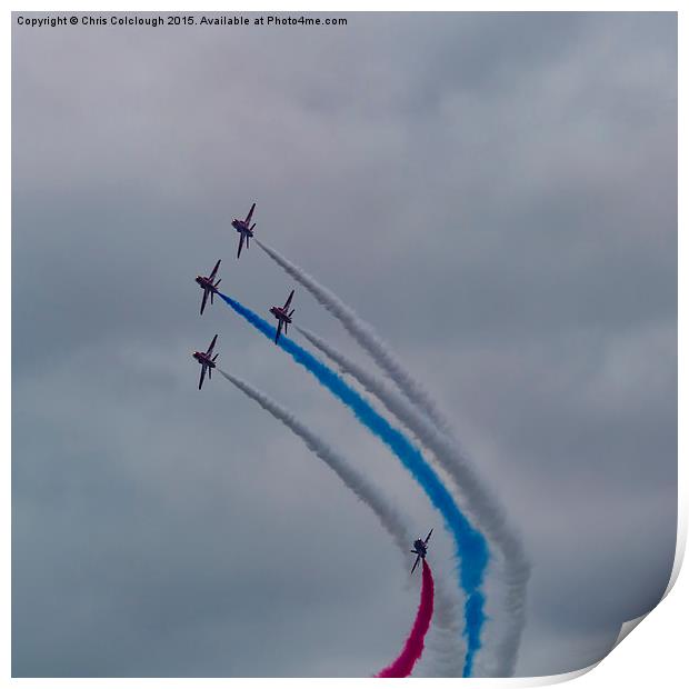  The Red Arrows  Print by Chris Colclough