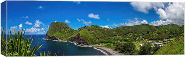  Kahakuloa Head (Pu'u Koa'e) Maui Hawaii Canvas Print by David Attenborough