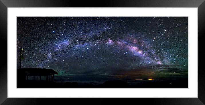 Beneath The Stars Framed Mounted Print by David Attenborough