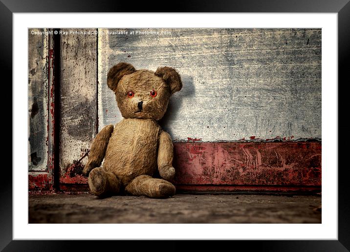  Scruffy waiting to go Underground Framed Mounted Print by Ray Pritchard