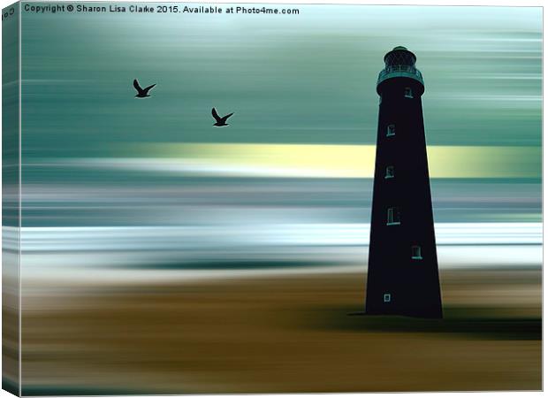 The Lighthouse Canvas Print by Sharon Lisa Clarke