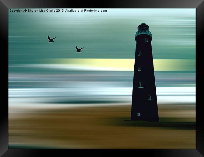  The Lighthouse Framed Print by Sharon Lisa Clarke