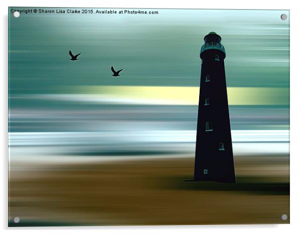  The Lighthouse Acrylic by Sharon Lisa Clarke