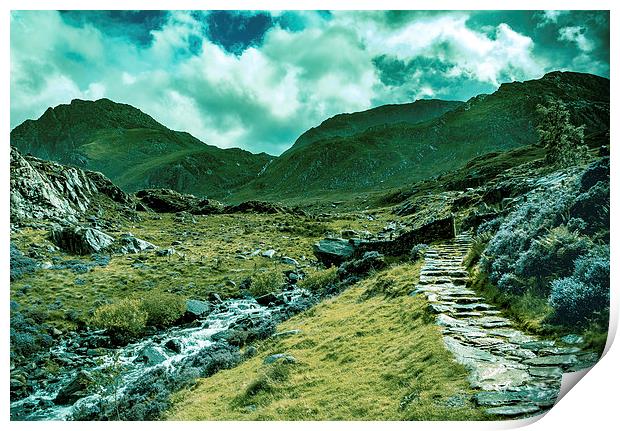  The Heart Of Snowdonia Print by Sean Wareing