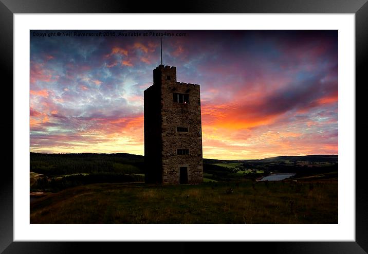  Boots folly sunrise Framed Mounted Print by Neil Ravenscroft