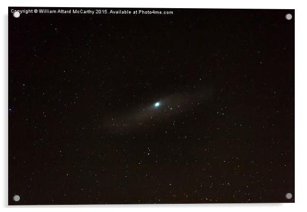 M31 Andromeda Galaxy Acrylic by William AttardMcCarthy