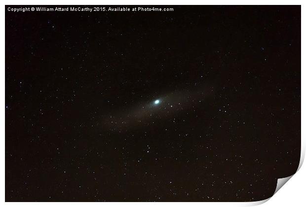 M31 Andromeda Galaxy Print by William AttardMcCarthy