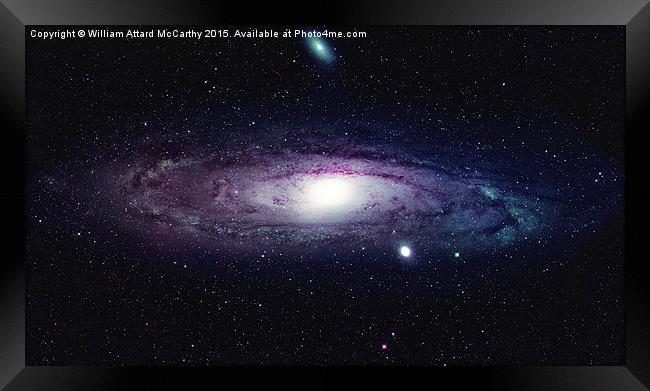 Andromeda Galaxy Framed Print by William AttardMcCarthy