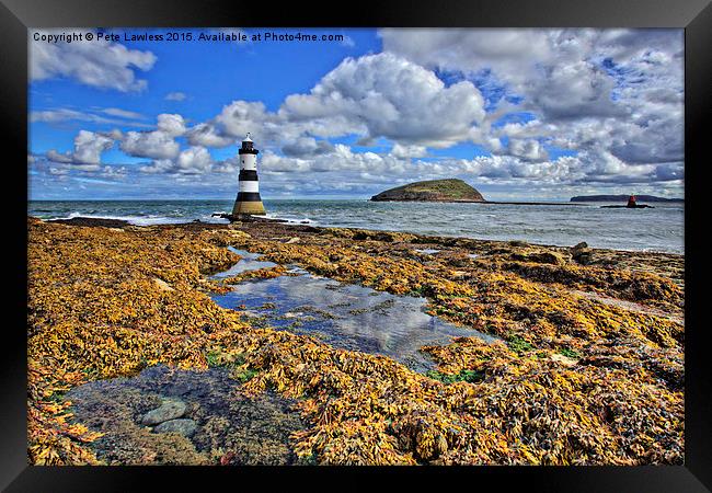  Penmon Point Framed Print by Pete Lawless