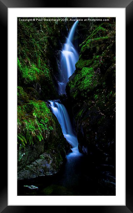  Aria Force Waterfall Framed Mounted Print by Paul Greenhalgh